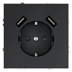 Розетка с USB, А+А Voltum S70 VLS040407