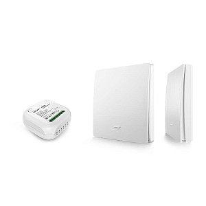 Реле с кинетическими выключателями, IP44, Wi-Fi 2,4 ГГц, Smart, 2выкл., 1 реле. бел. Apeyron 04-74