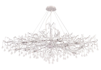 Подвесная люстра Crystal Lux REINA V2 SP12 L1500 SILVER PATINA 143900₽