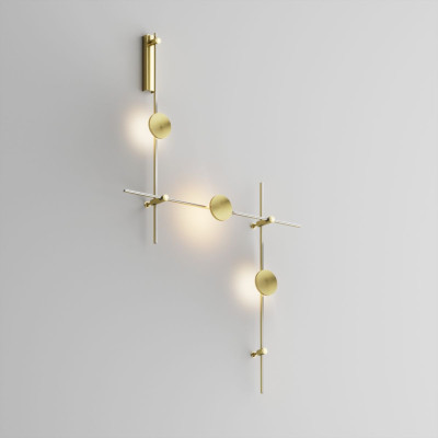 Готовая конструкция настенная прямая со светильниками Plato 3 шт и блоком питания Maytoni Technical Flarity TFC-Flar-W01-BS 59890₽