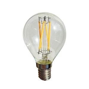 Лампа светодиодная филаментная Sun Lumen E14 4W прозрачная 056-885