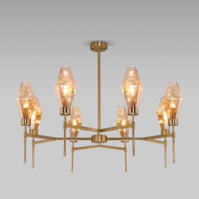 Люстра на штанге Eurosvet Prism 601438 латунь a061937 27200₽