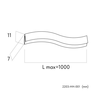 Гарпун для натяжного потолка Favourite Practica 2203-HH-001 140₽