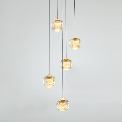 Каскадная люстра DeLight Collection MD22001052-5A gold 53130₽