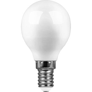 Лампа светодиодная Saffit SBG4513 шар E14 13W 2700K 55157