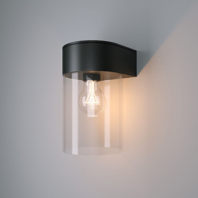 Уличный настенный светильни Elektrostandard Atrani 35085D черный 4690389193699 a062520 4130₽