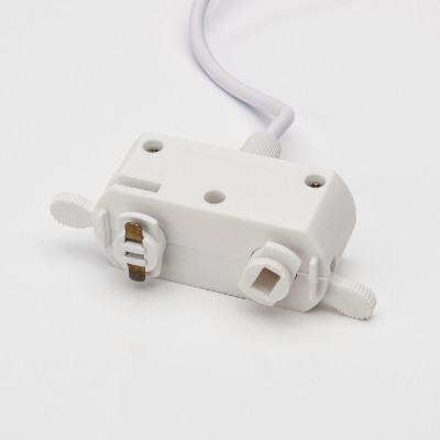 Крепление для однофазного трека с шнуром Lumker VL-M8-WH 010756 1867₽