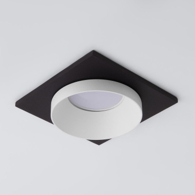 Встраиваемый светильник Elektrostandard 117 MR16 белыйчерный 4690389168963 1410₽