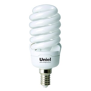Лампа энергосберегающая Uniel (05254) E14 20W 4000K матовая ESL-S41-20/4000/E14
