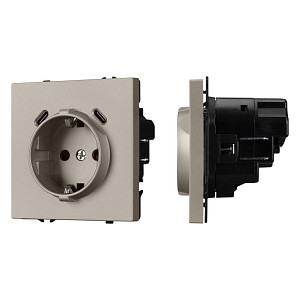 Механизм розетки с USB зарядкой Arlight SCT-NOBE-MUCC-SFPL-CA (230V, 16A) 061814