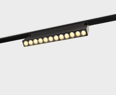 Трековый магнитный светильник Italline Atom IT012-5023 black 3000K 3520₽
