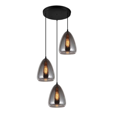 Подвесная люстра Lumina Deco Braga LDP 6841-3 GY УЦ 2988₽