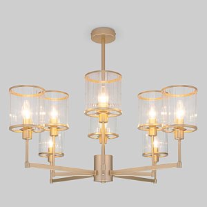 Люстра на штанге Eurosvet Inari 60144/8 золото Smart a061943