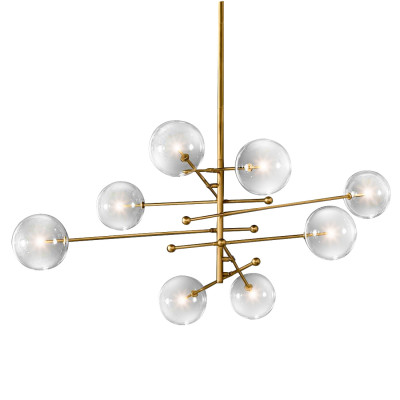 Люстра на штанге Delight Collection Globe Mobile KG0835P-8 brass 83440₽
