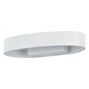 Настенный светодиодный светильник Ideal Lux Zed AP1 Oval Bianco 115153