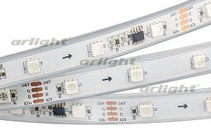 Светодиодная лента Arlight 5 метров DMX-5000P 24V RGB (5060,180 LEDx6, DMX) 018644