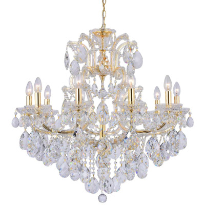 Подвесная люстра Crystal Lux Isabel SP11 GoldTransparent 96900₽