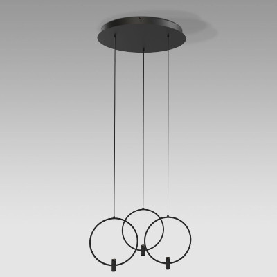 Подвесная люстра Eurosvet Layla 502573 LED черный a065627 12500₽