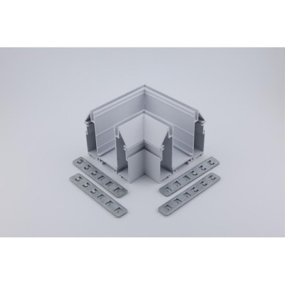 Соединитель магнитного шинопровода угловой плоский для натяжного потолка Aployt Magnetic track 220 APL02841004 800₽