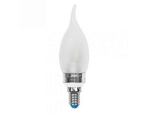 Лампа светодиодная (07897) Uniel E14 5W 4500K матовая LED-CW37P-5W/NW/E14/FR