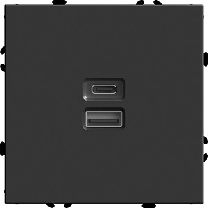 Розетка 2-местная USB + Type C Stekker RST10-5115-05 Эмили 49853