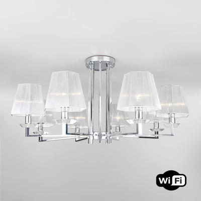 Потолочная люстра Eurosvet Alegria 601258 хром Smart 601148 16300₽