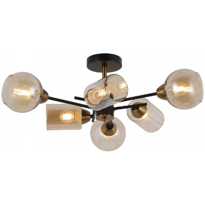 Люстра на штанге Illumico IL8243-6COU-79 BK GD 4620₽