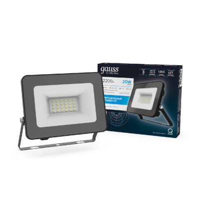 Прожектор светодиодный Gauss Qplus 20W 6500К 613511320 799₽