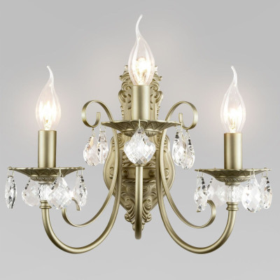 Бра Eurosvet Alda 33053 латуньпрозрачный хрусталь Strotskis a072113 10600₽