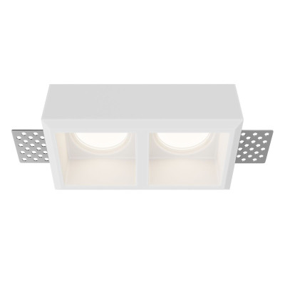 Встраиваемый светильник Maytoni Technical Gyps Modern DL131-GU10-02-W 2390₽