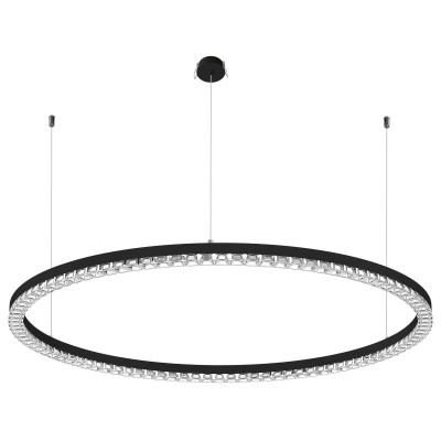 Подвесная люстра Arlight SP-DIAMOND-R1050-60W Warm3000 BK 45 deg 230V TRIAC 054487 53183₽