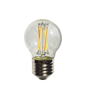 Лампа светодиодная филаментная Sun Lumen E27 4W прозрачная 056-847