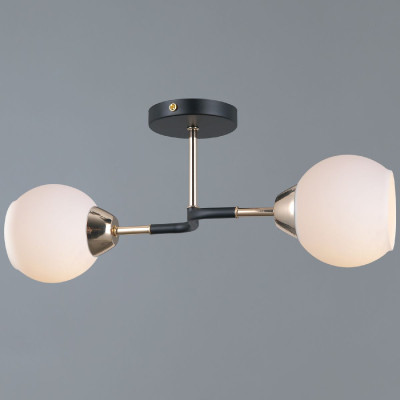 Потолочный светильник Illumico IL0689-2CSQ-24 BK FGD LIBRA 3140₽