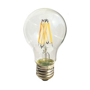 Лампа светодиодная филаментная Sun Lumen E27 6W прозрачная 056-854