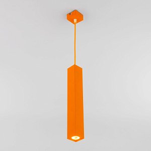 Подвесной светодиодный светильник Eurosvet Cant 50154/1 LED оранжевый