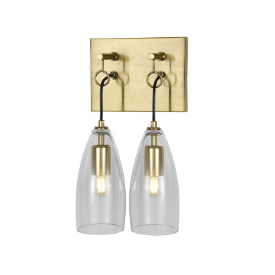 Настенный светильник Indigo Goccia 110642W Clear V000546 5230₽