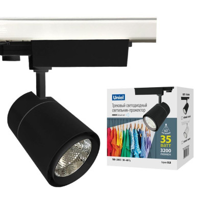 Трековый светодиодный светильник Uniel ULB-T52-35W4000KA Black UL-00007500 2334₽