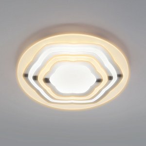 Потолочный светодиодный светильник Eurosvet Siluet 90117/4 хром