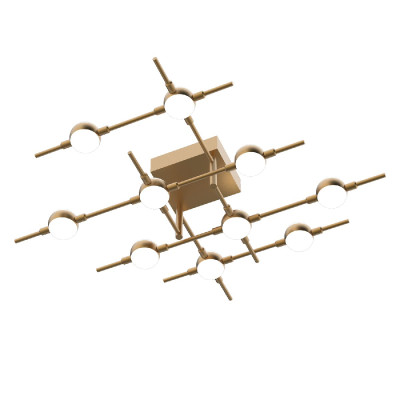 Потолочная люстра DeLight Collection Molecular MX18001067-10A gold 51790₽