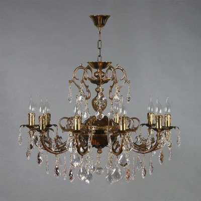 Подвесная люстра Ambiente Alicante 888810 PB Leaf Crystal 231212₽