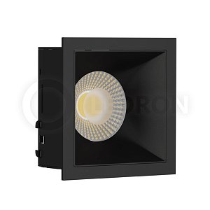 Встраиваемый светильник LeDron RISE KIT 1 GU10 Черный/Черный