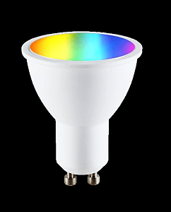 Светодиодная лампа Moes Smart LED Bulb GU10 4,9W 2700/6500K+RGB WB-TD-RWW-GU10
