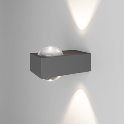 Уличный настенный светильник Elektrostandard Lenses серый 35191W 4690389216459 a070452 1690₽