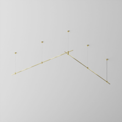 Основание двухуровневое на тросовых подвесах Hang для трековых светильников Maytoni Technical Flarity TFC-Flar-H06-BS 38930₽