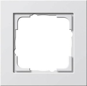 Рамка 1-постовая Gira E2 чисто-белый шелковисто-матовый 021122