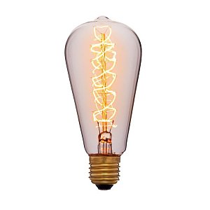 Лампа накаливания Sun Lumen E27 60W прозрачная 052-269