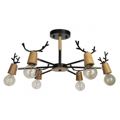 Люстра на штанге Loft IT Sven 100246 Black 14540₽