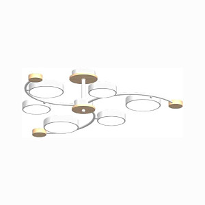 Люстра на штанге LED4U L3207-840 WH