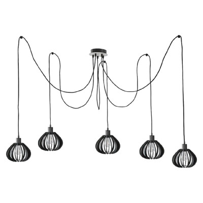 Подвесная люстра IMEX MD9010-5-P-BK 4190₽