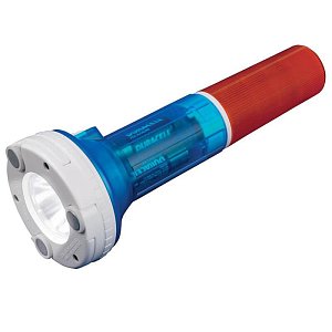 Автомобильный светодиодный фонарь (05143) Uniel от батареек 220х81,5 80 лм P-AT031-BB Amber-Blue